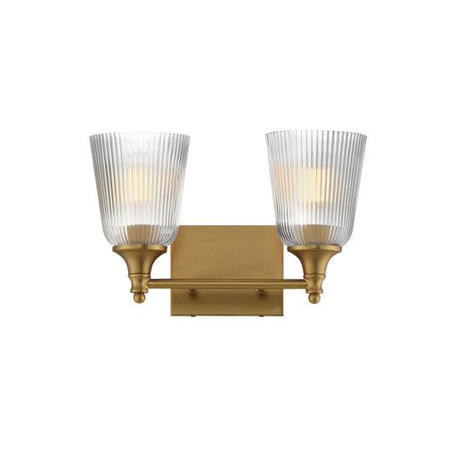Maxim - 21542CRNAB - Two Light Bath Vanity - Julip - Natural Aged Brass
