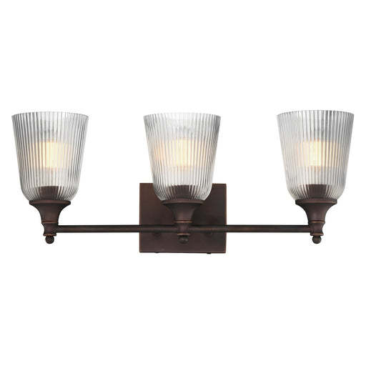 Maxim - 21543CRDBZ - Three Light Bath Vanity - Julip - Dark Bronze