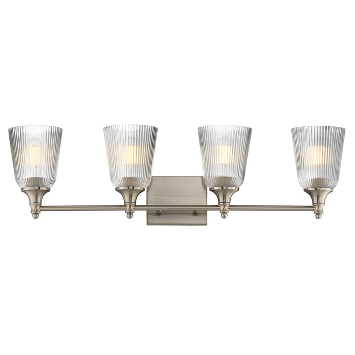 Maxim - 21544CRSN - Four Light Bath Vanity - Julip - Satin Nickel