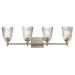 Maxim - 21544CRSN - Four Light Bath Vanity - Julip - Satin Nickel