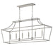 Maxim - 25317SN - Six Light Linear Pendant - Clifton - Satin Nickel