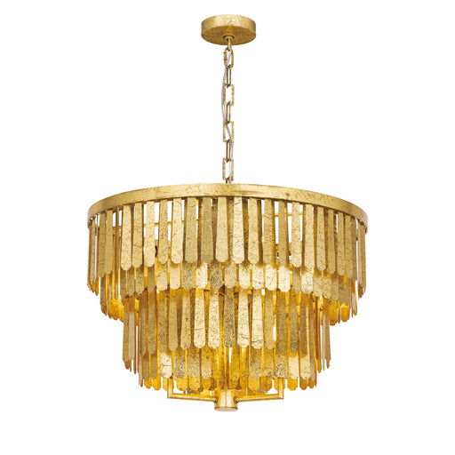 Maxim - 28764GL - Seven Light Chandelier - Regalia - Gold Leaf