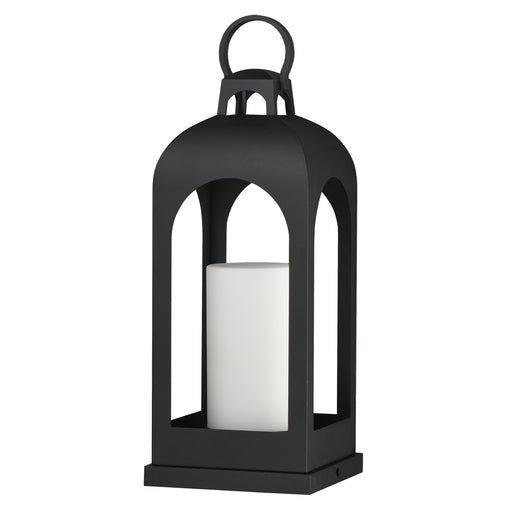 Maxim - 30899SWBK - One Light Deck Lantern - Marrakech - Black