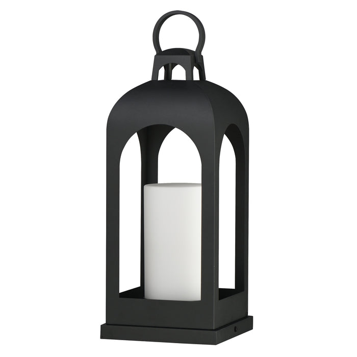 Maxim - 30899SWBK - One Light Deck Lantern - Marrakech - Black
