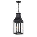 Maxim - 40987TCBKP - Three Light Outdoor Pendant - Bramwell VX - Black Patina
