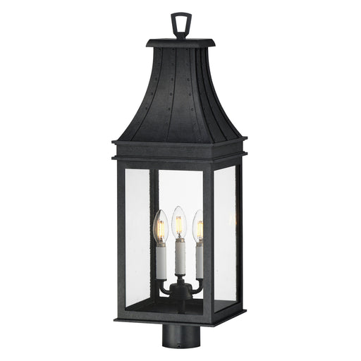 Maxim - 40989TCBKP - Three Light Outdoor Post Mount - Bramwell VX - Black Patina