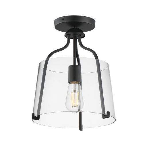 Maxim - 5681CLBK - One Light Semi-Flush Mount - Bellmore - Black