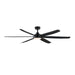 Maxim - 88367WTBK - 72" Ceiling Fan - Albatross - Black