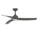 Maxim - 88772WTCHLGWD - 52" Ceiling Fan - Drifter - Charcoal / Grey Wood