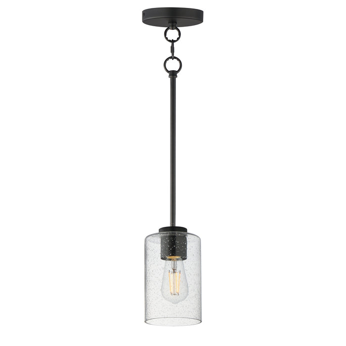 Maxim - 90461CDBK - One Light Pendant - Livingston - Black
