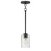 Maxim - 90461CDBK - One Light Pendant - Livingston - Black