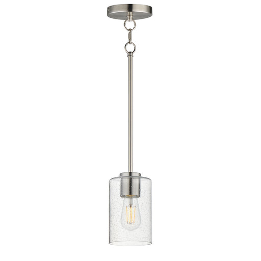 Maxim - 90461CDSN - One Light Pendant - Livingston - Satin Nickel