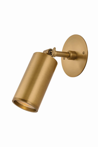 Caleb One Light Wall Sconce Patina Brass