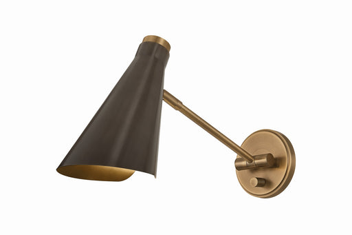 Andersen One Light Wall Sconce Patina Brass