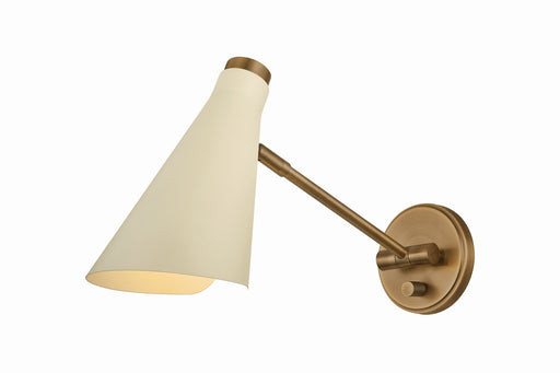 Andersen One Light Wall Sconce Patina Brass