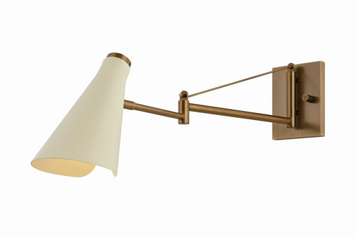 Troy Lighting - B4314-PBR/SSD - One Light Wall Sconce - Andersen - Patina Brass