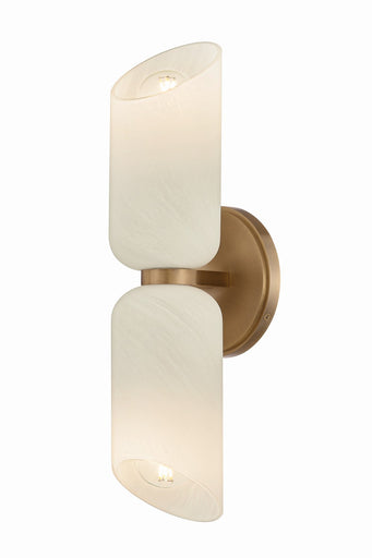 Hermann Two Light Bath and Vanity Patina Brass