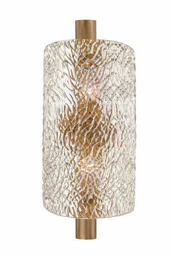 Bergeron Two Light Wall Sconce Patina Brass