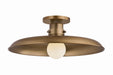 Troy Lighting - C3216-PBR - One Light Flush Mount - Rainhill - Patina Brass