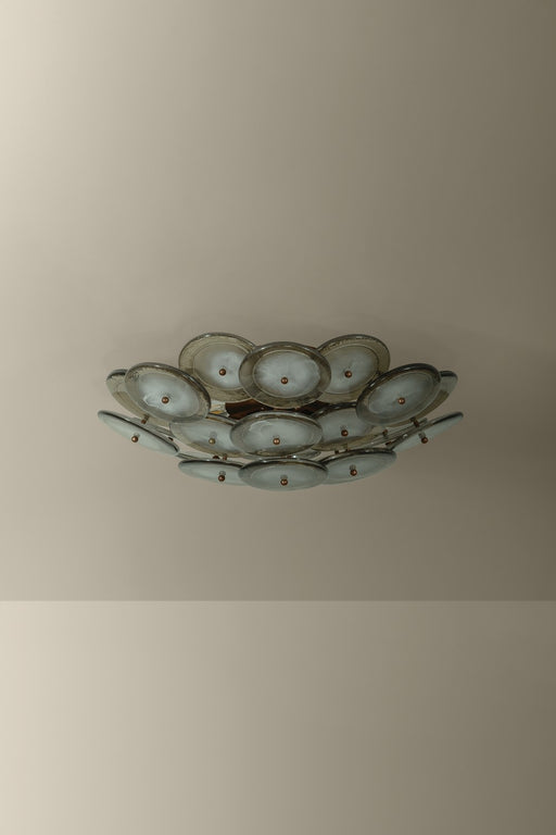Troy Lighting - C5220-PBR - Four Light Flush Mount - Wassama - Patina Brass