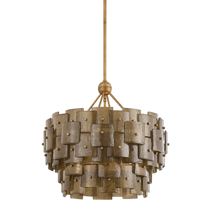 Troy Lighting - F2124-PGL - Six Light Chandelier - Jacik - Patina Gold Leaf