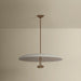 Troy Lighting - F2830-PBR/WTW - LED Pendant - Garth - Patina Brass