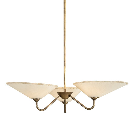 Troy Lighting - F3234-PBR - Three Light Chandelier - Sinclair - Patina Brass