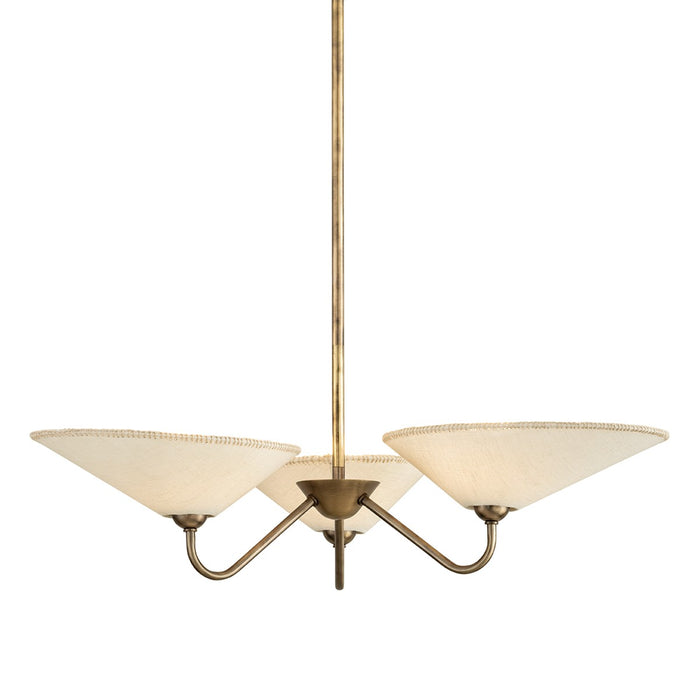 Troy Lighting - F3234-PBR - Three Light Chandelier - Sinclair - Patina Brass