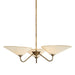 Troy Lighting - F3234-PBR - Three Light Chandelier - Sinclair - Patina Brass