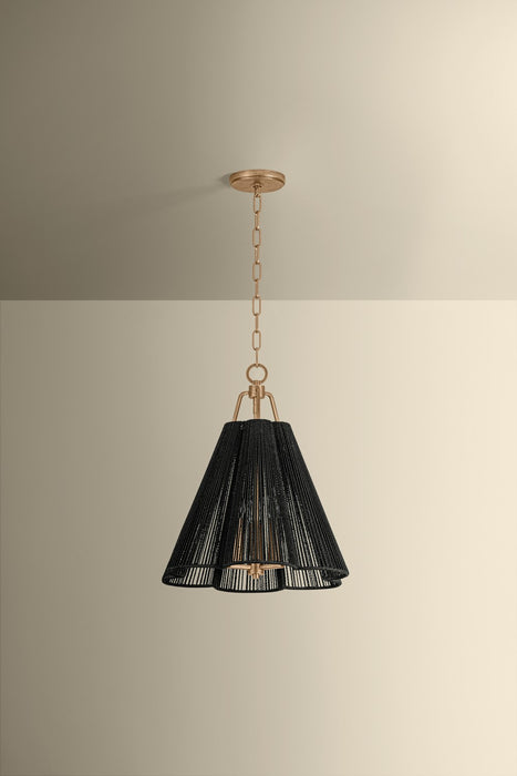 Troy Lighting - F3418-PGL - Three Light Pendant - Sonoma - Patina Gold Leaf