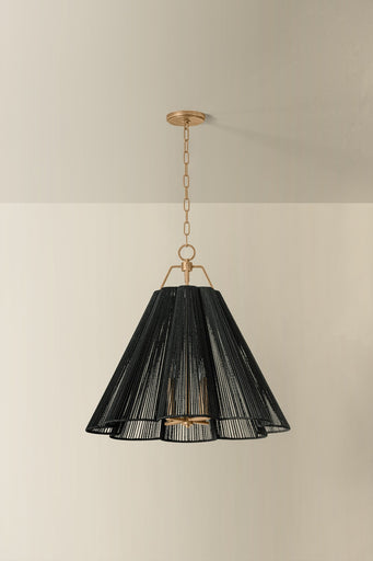 Sonoma Four Light Pendant Patina Gold Leaf
