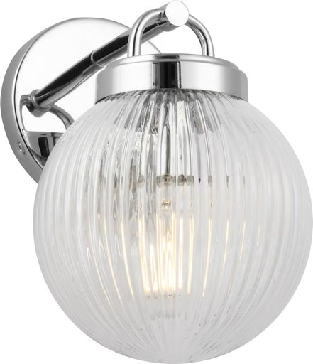 Preston One Light Vanity Chrome