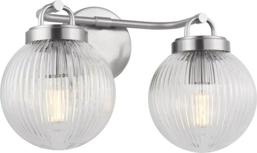 Preston Two Light Vanity Brushed Nickel