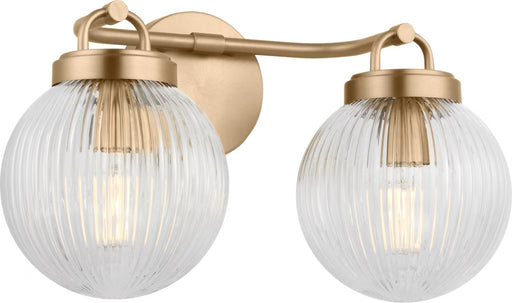 Preston Two Light Vanity Satin Brass