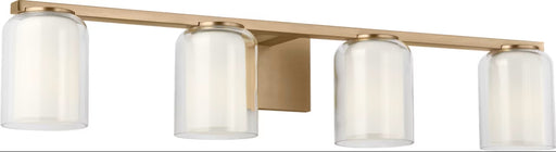 Holden Four Light Vanity Satin Brass