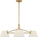 Visual Comfort Studio - SCRJCH194EBSWL - Three Light Chandelier - Hale - Estate Brass