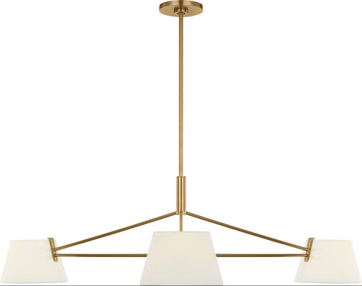 Visual Comfort Studio - SCRJCH198EBSWL - Three Light Chandelier - Hale - Estate Brass
