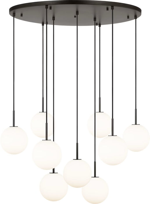 Visual Comfort Studio - SCRJCH206AIOEG - Nine Light Chandelier - Sorelle - Aged Iron
