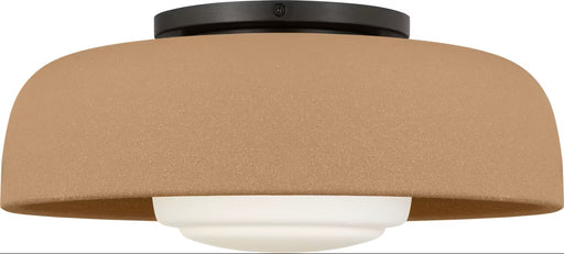 Liora One Light Flush Mount Aged Iron