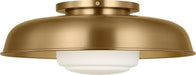 Visual Comfort Studio - SCRJFM169EBSOEG - One Light Flush Mount - Liora - Estate Brass