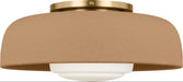 Visual Comfort Studio - SCRJFM169EBSTSOEG - One Light Flush Mount - Liora - Estate Brass