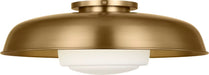 Visual Comfort Studio - SCRJFM170EBSOEG - One Light Flush Mount - Liora - Estate Brass