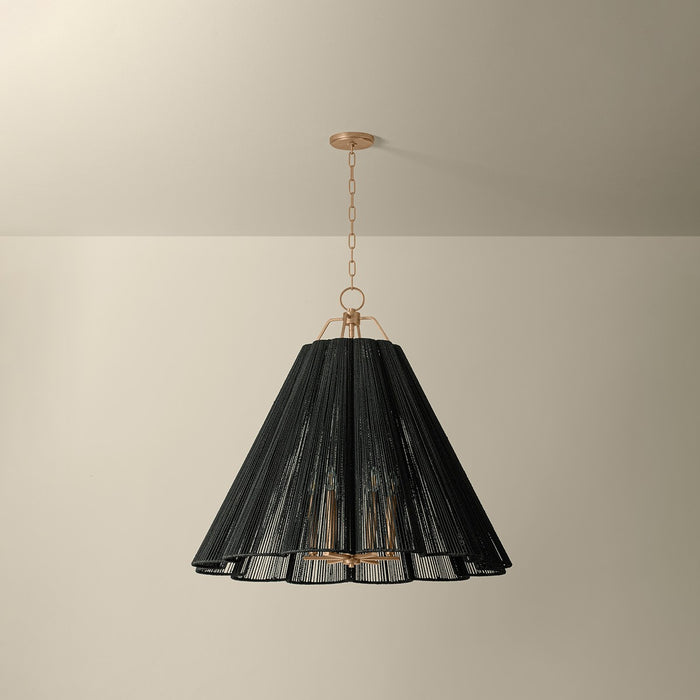 Troy Lighting - F3436-PGL - Six Light Chandelier - Sonoma - Patina Gold Leaf
