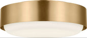 Visual Comfort Studio - SCRJFM186EBSOEG - Two Light Flush Mount - Aurelle - Estate Brass