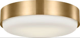 Visual Comfort Studio - SCRJFM188EBSOEG - Three Light Flush Mount - Aurelle - Estate Brass