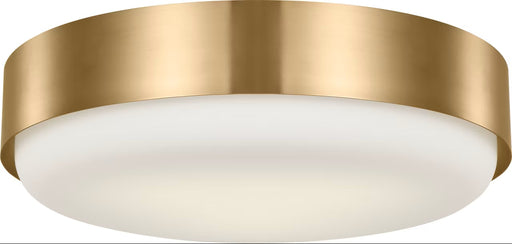 Visual Comfort Studio - SCRJFM188EBSOEG - Three Light Flush Mount - Aurelle - Estate Brass