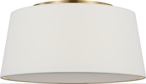 Hale Three Light Flush Mount Estate Brass