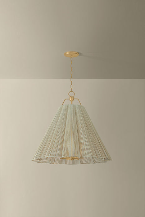Troy Lighting - F3436-VGL - Six Light Chandelier - Sonoma - Vintage Gold Leaf