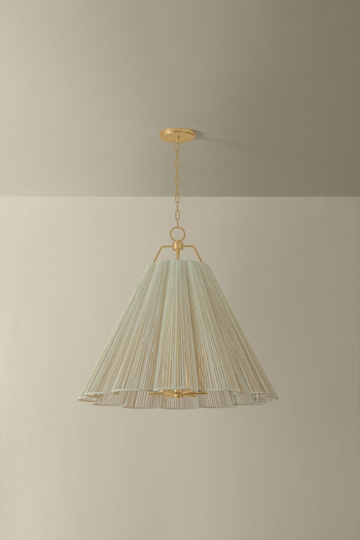 Troy Lighting - F3436-VGL - Six Light Chandelier - Sonoma - Vintage Gold Leaf