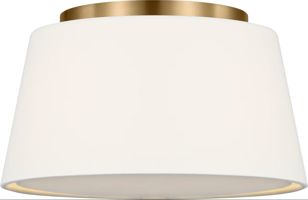 Visual Comfort Studio - SCRJFM197EBSWL - Two Light Flush Mount - Hale - Estate Brass